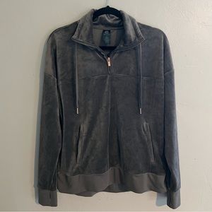 SUPER SOFT!!! C9 by CHAMPION women’s velvet gray 1/4 zip pullover | MEDIUM